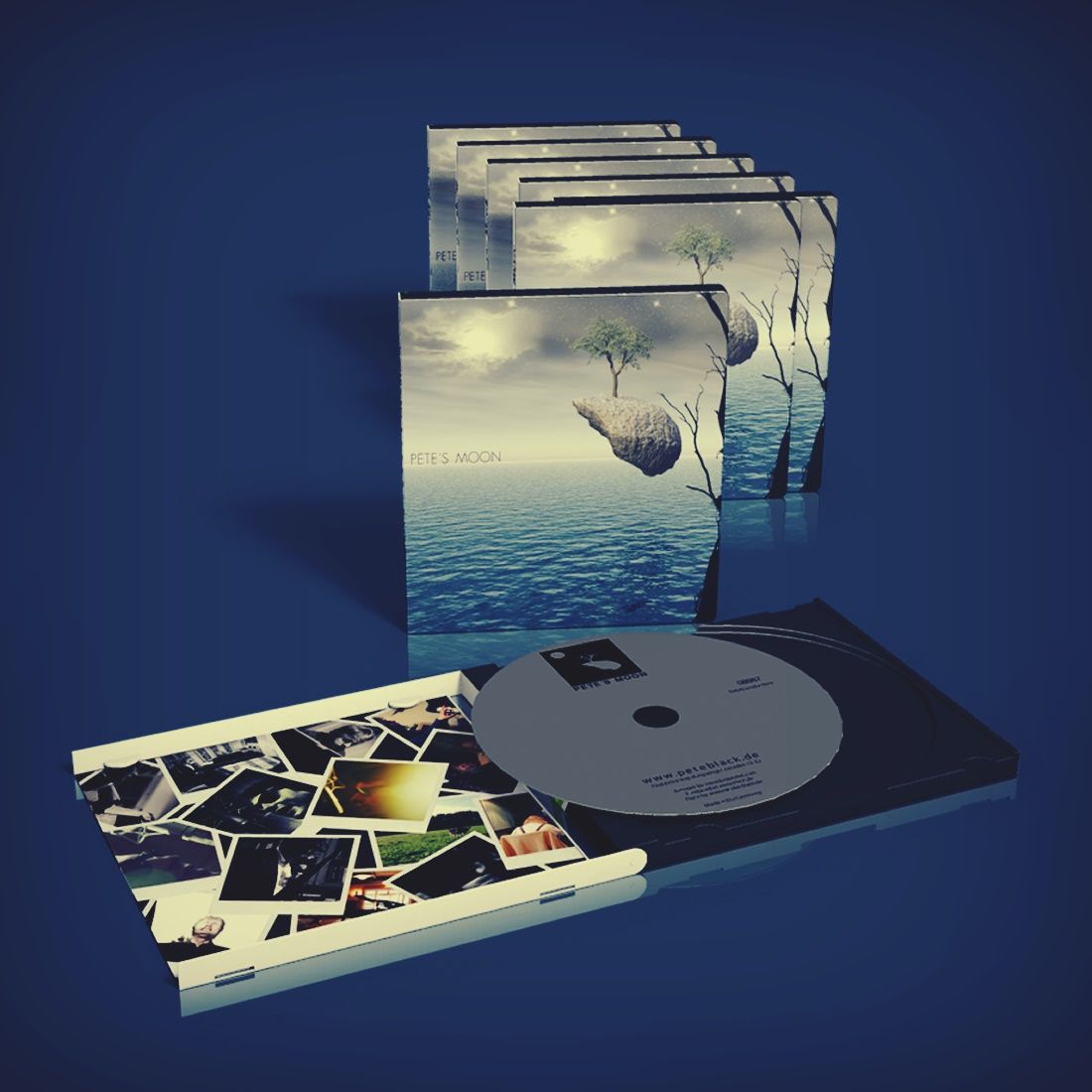 Albumcoverdesign -Grafikdesign für das Album Pete´s Moon 